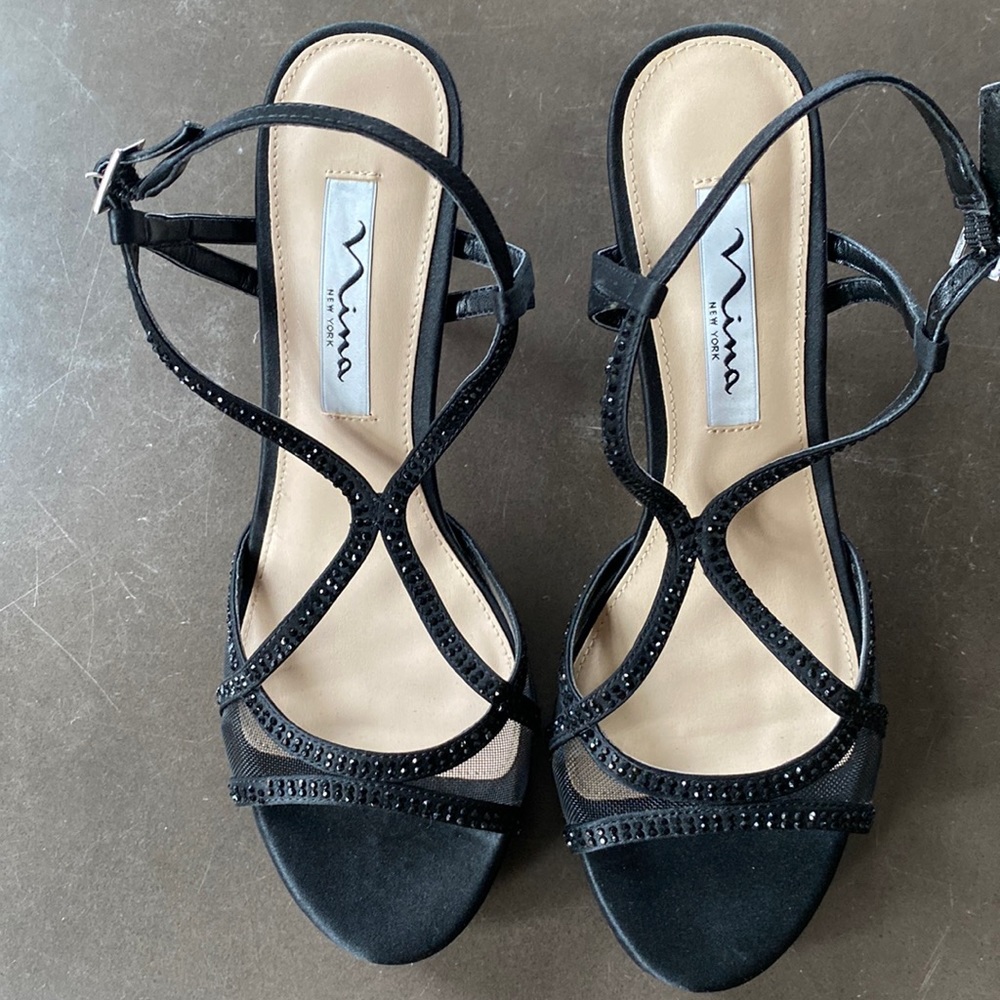Dressy Black open toe sandal